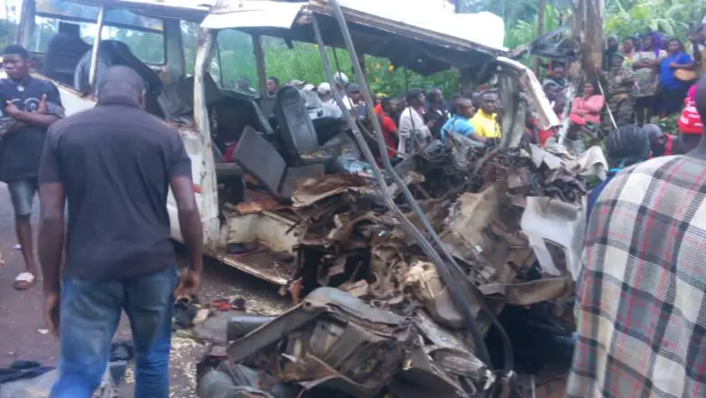 Tragédie à Ebebda, Un accident de circulation coûte la vie à 9 femmes