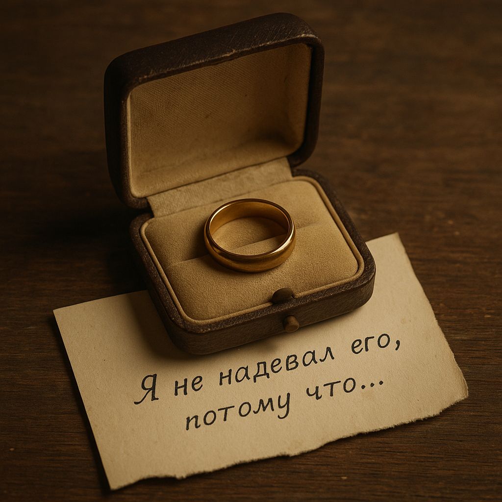 Тайна обручального кольца: признание