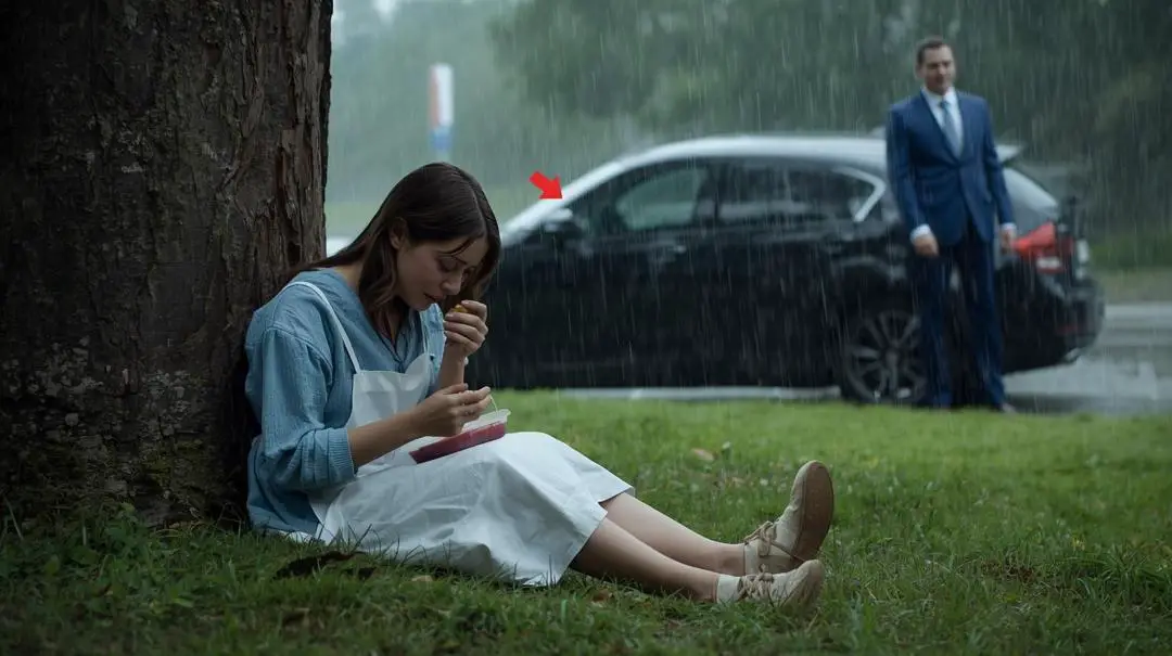 Миллионер увидел под дождём свою горничную