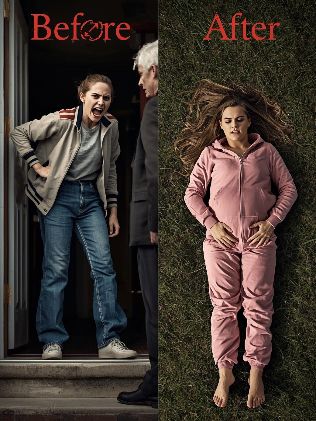 Отец спас дочь и внука от опасности