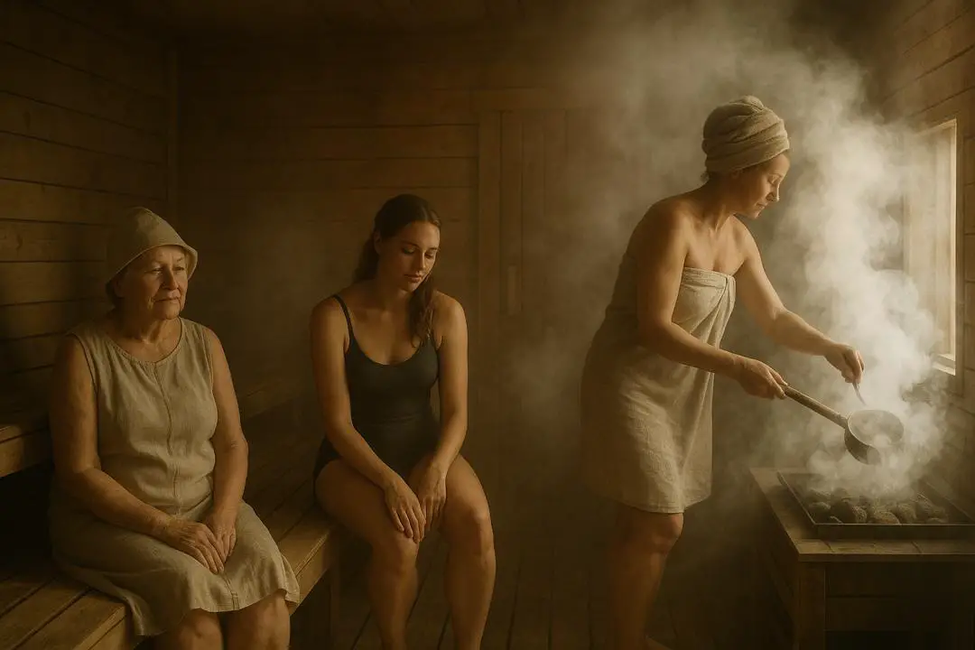 Сергей строил баню, тёща распорядилась первой