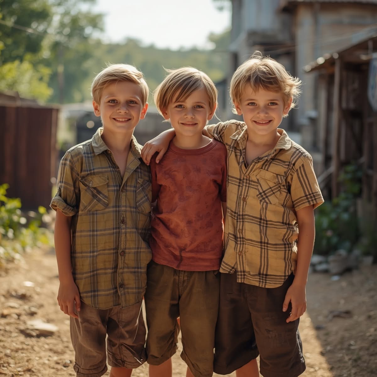 Три сына и кошка Злюка