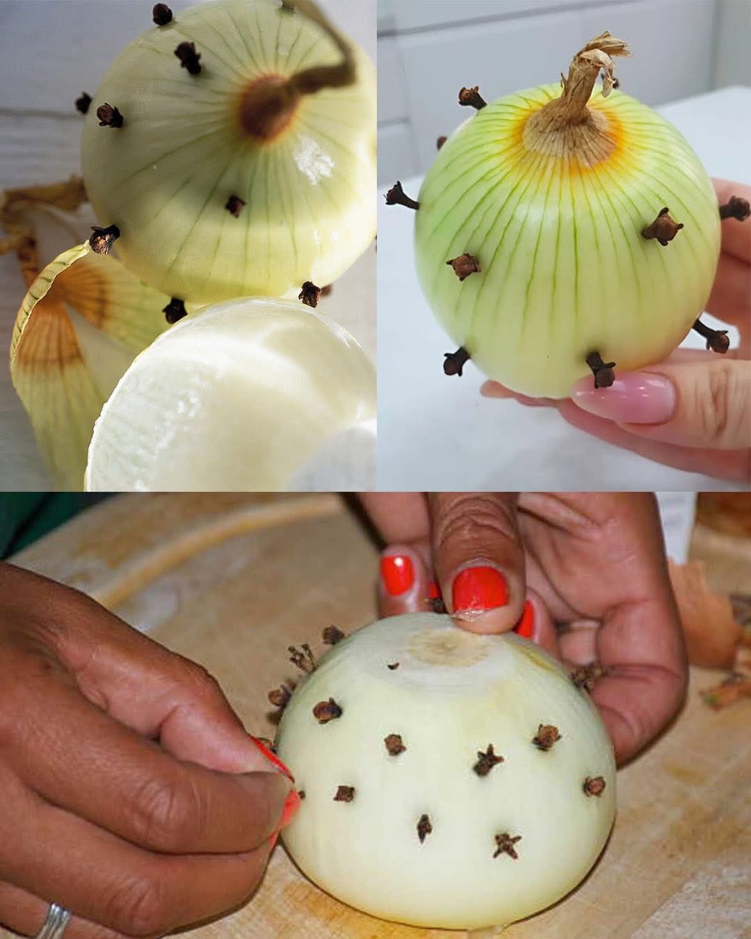 🌿 Секрет бабушки Жанны: почему она всегда втыкает гвоздику в луковицу