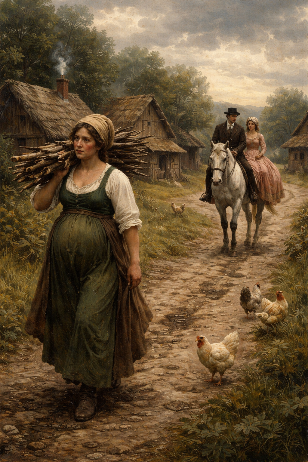 Фермер увидел беременную бывшую жену внезапно