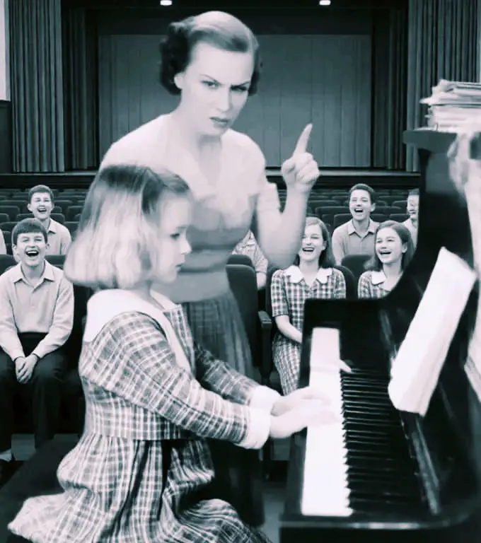 Бедная девочка заставила замолчать весь класс