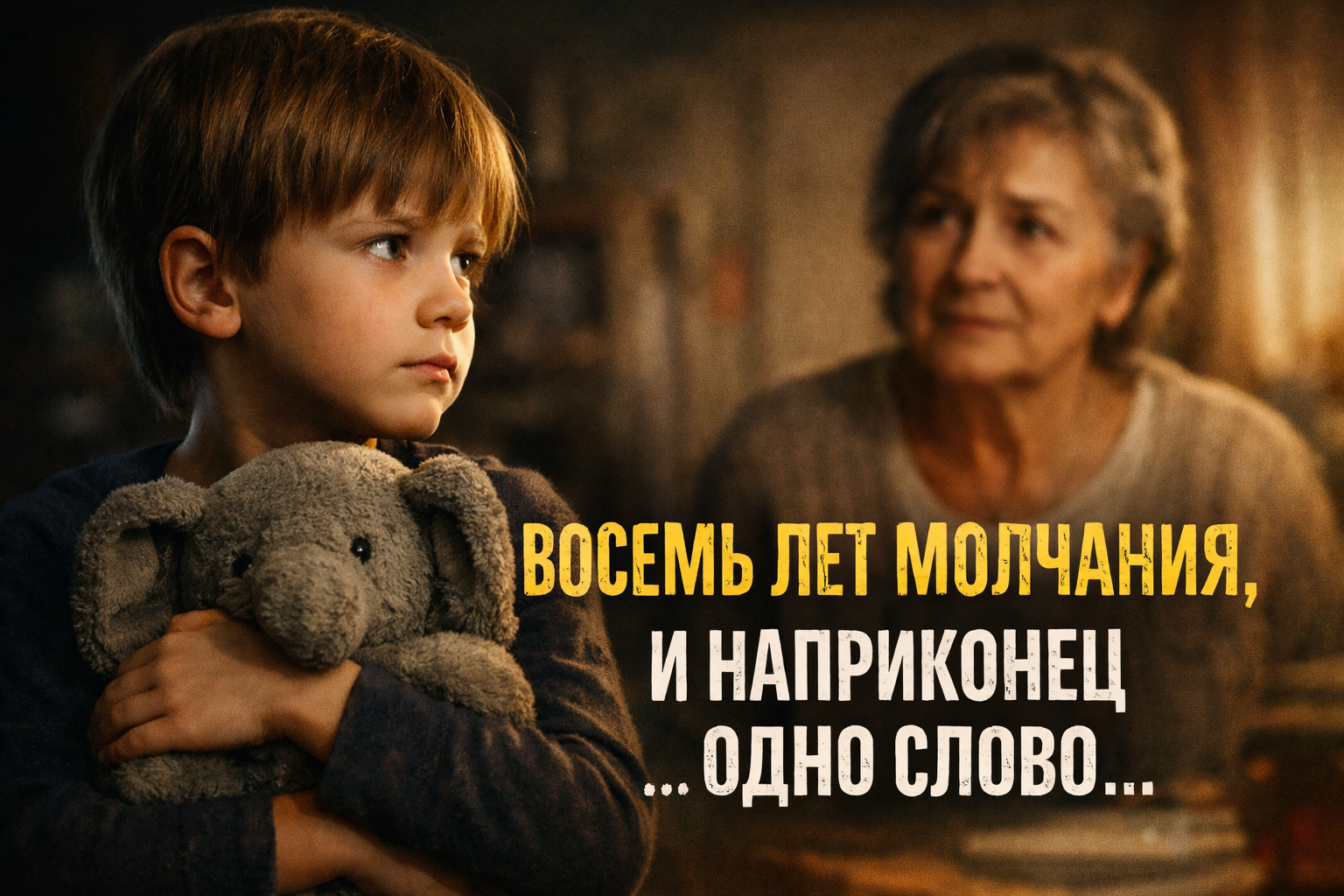 Восемь лет молчания, и наконец одно слово