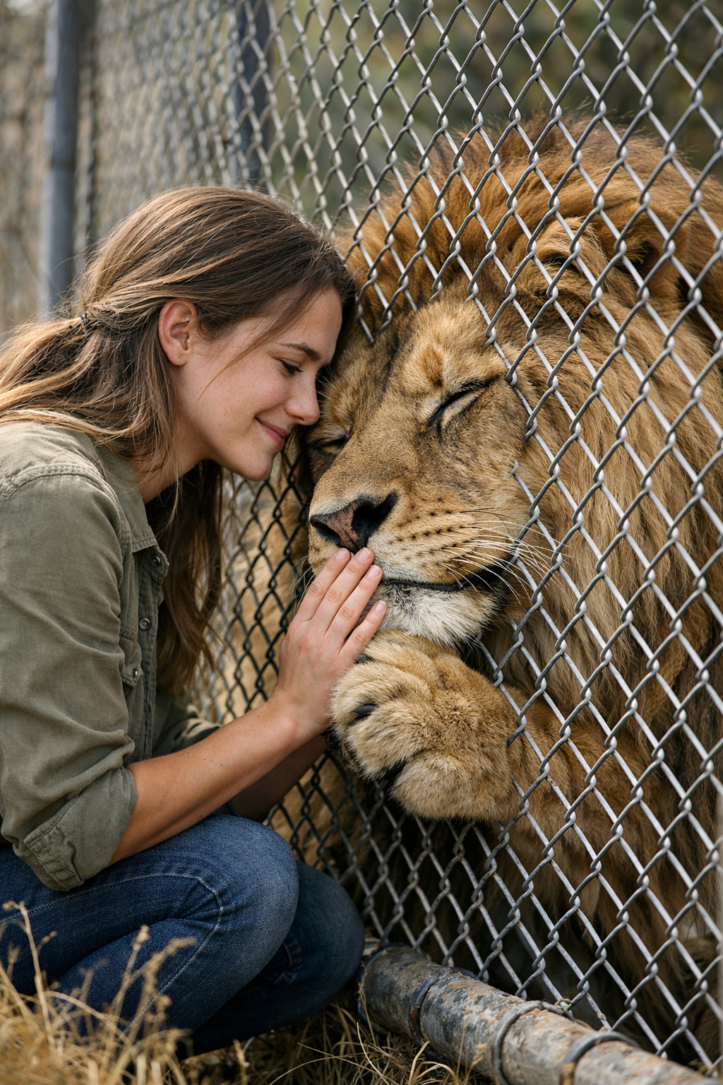 Лев, который помнил девочку спустя годы