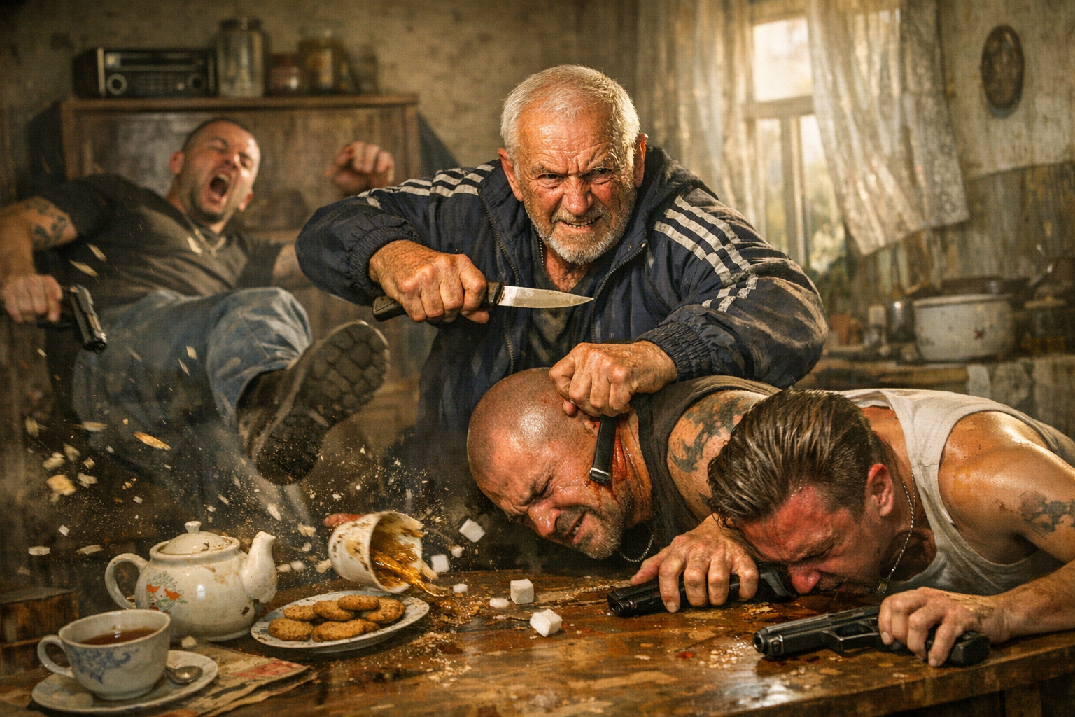 Дед, который сломал планы троих наглых зеков