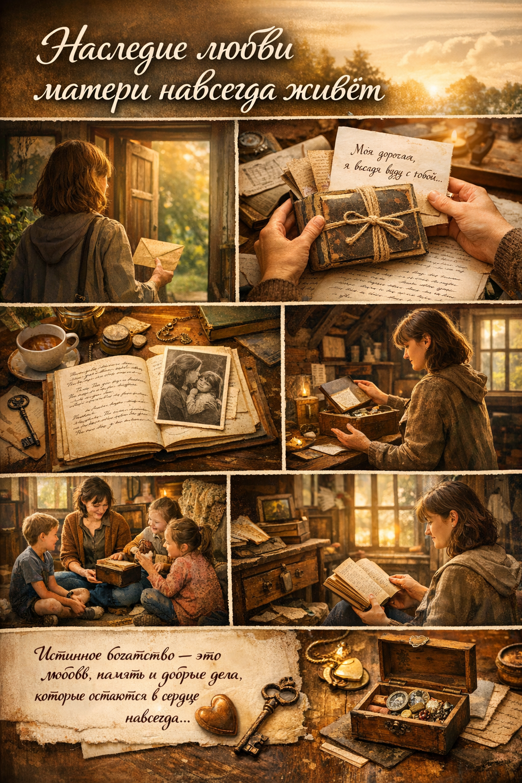 Наследие любви матери навсегда живёт