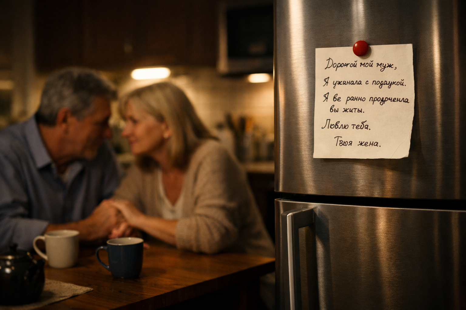 Записка на холодильнике спасла их долгий брак