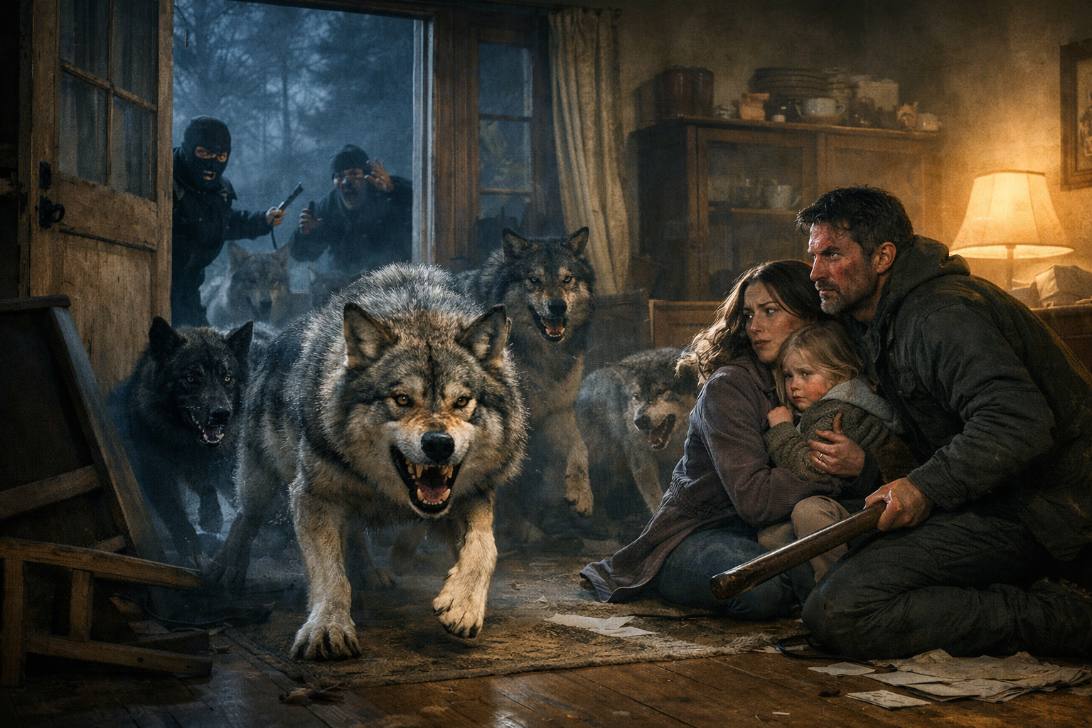 Спасённая волчица вернулась спустя годы