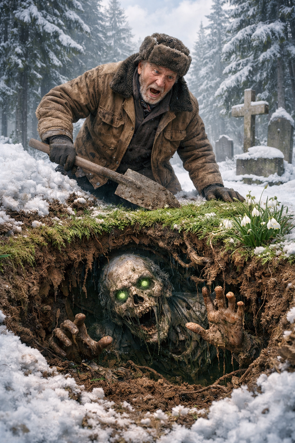 Могила, которая не замерзала даже зимой