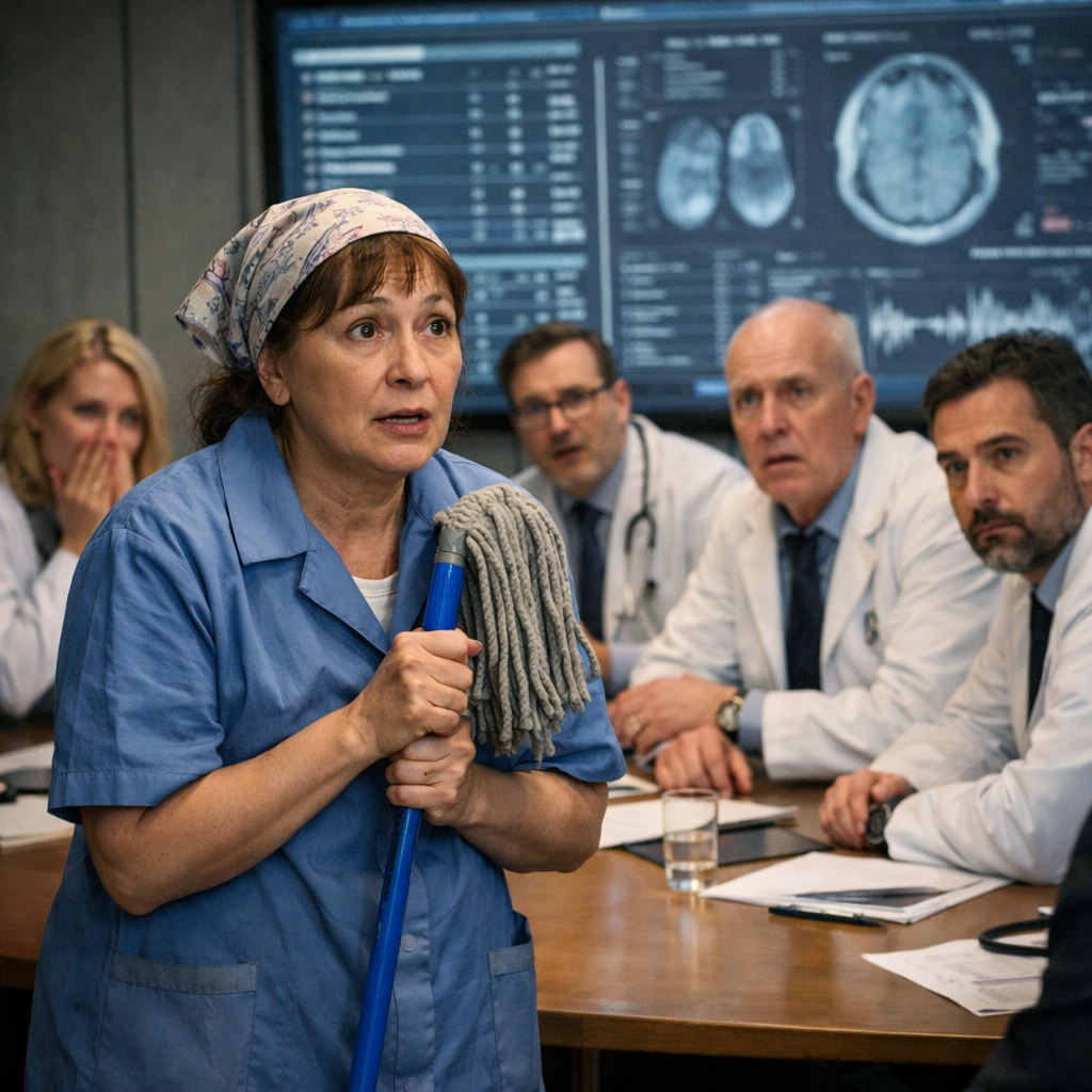 Уборщица назвала диагноз, потрясший всех врачей