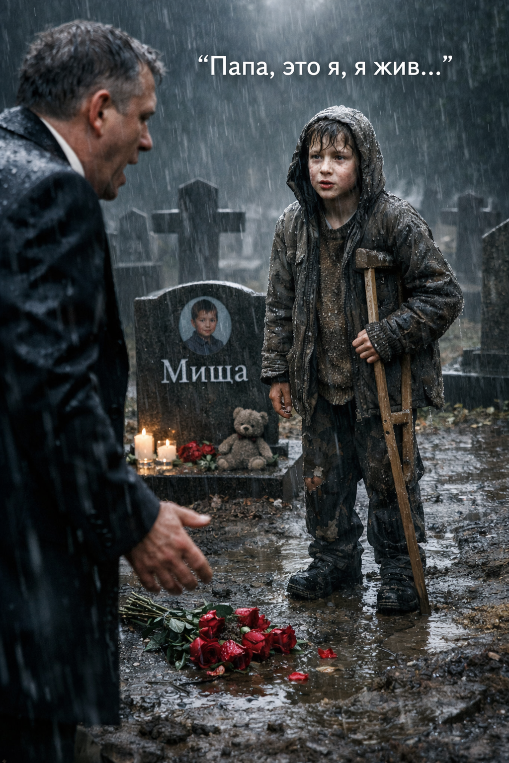 Сын вернулся после собственной могилы