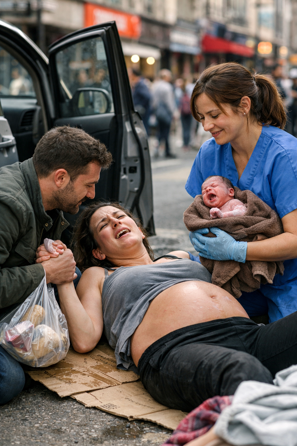 Случайная встреча спасла мать и ребёнка