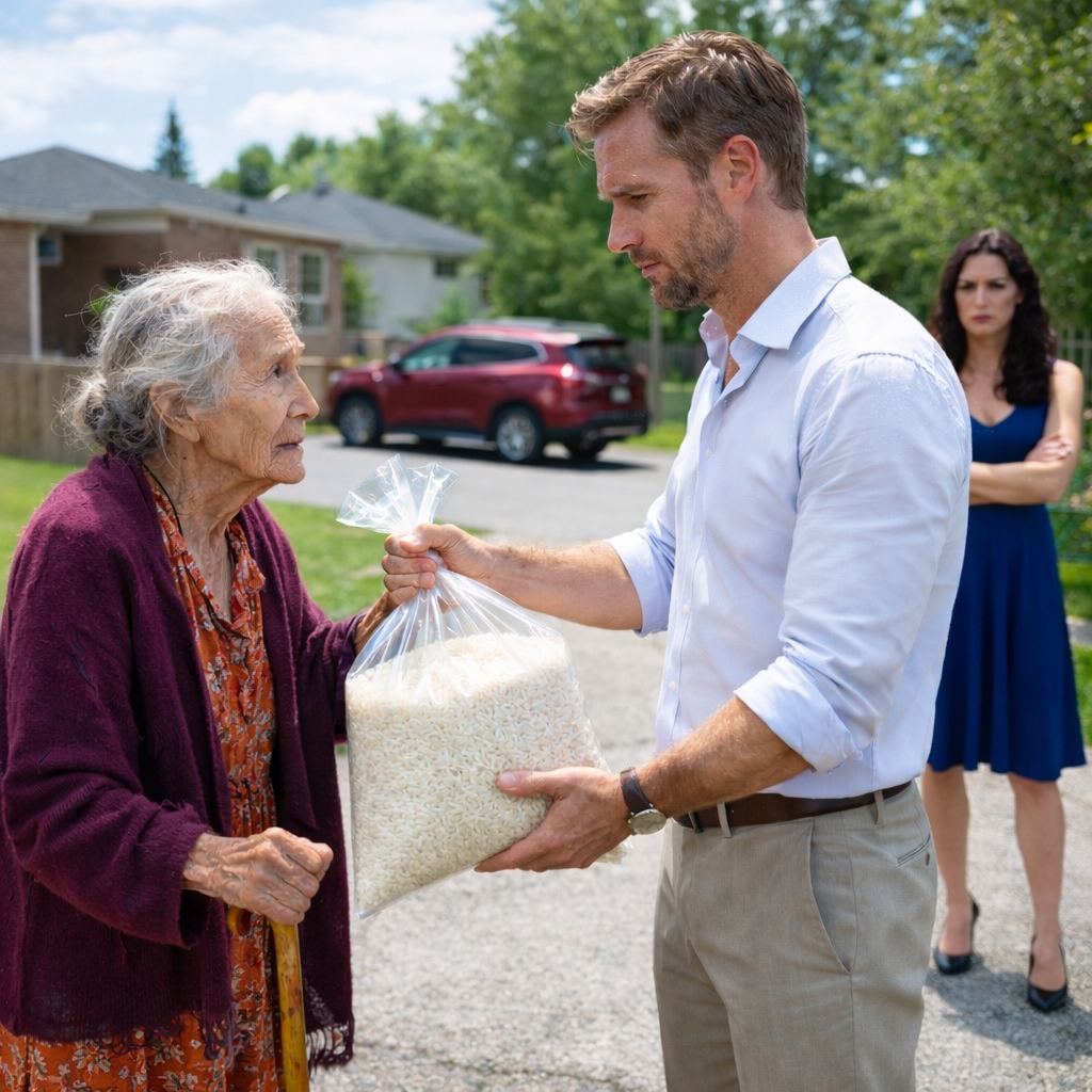 -летняя мать пришла к своему сыну, чтобы