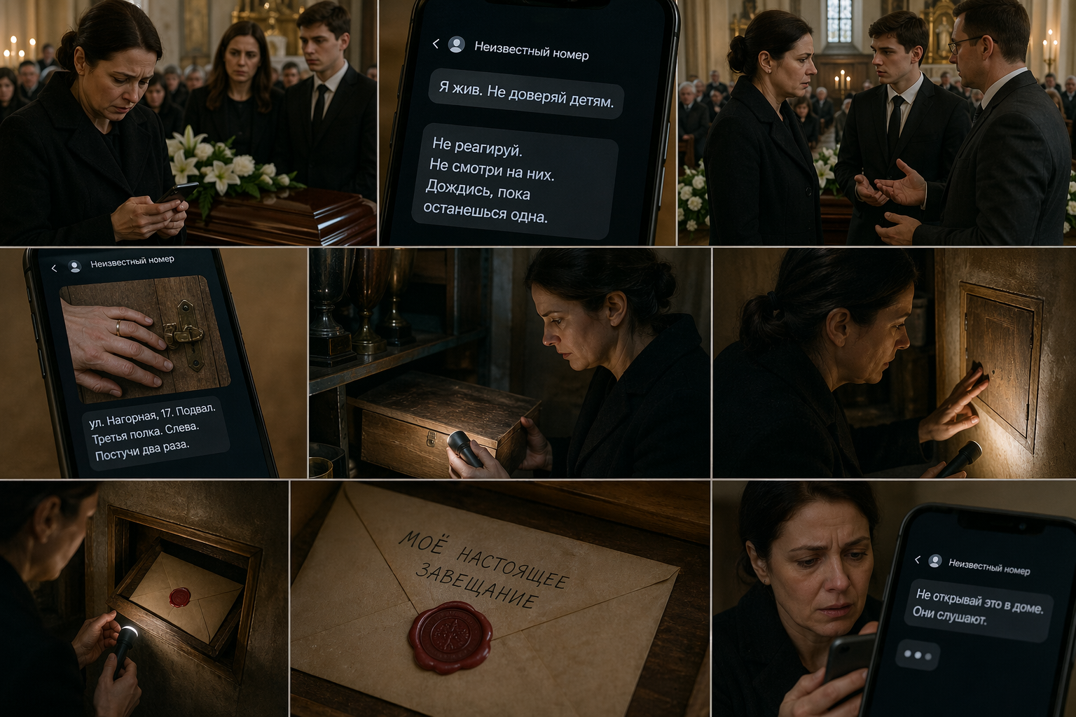 На похоронах мужа мне внезапно пришло