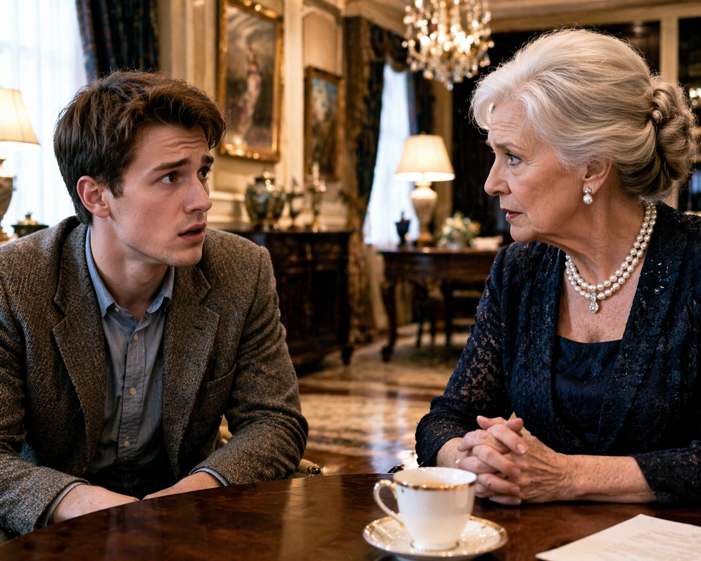 Бедный студент женился на пожилой