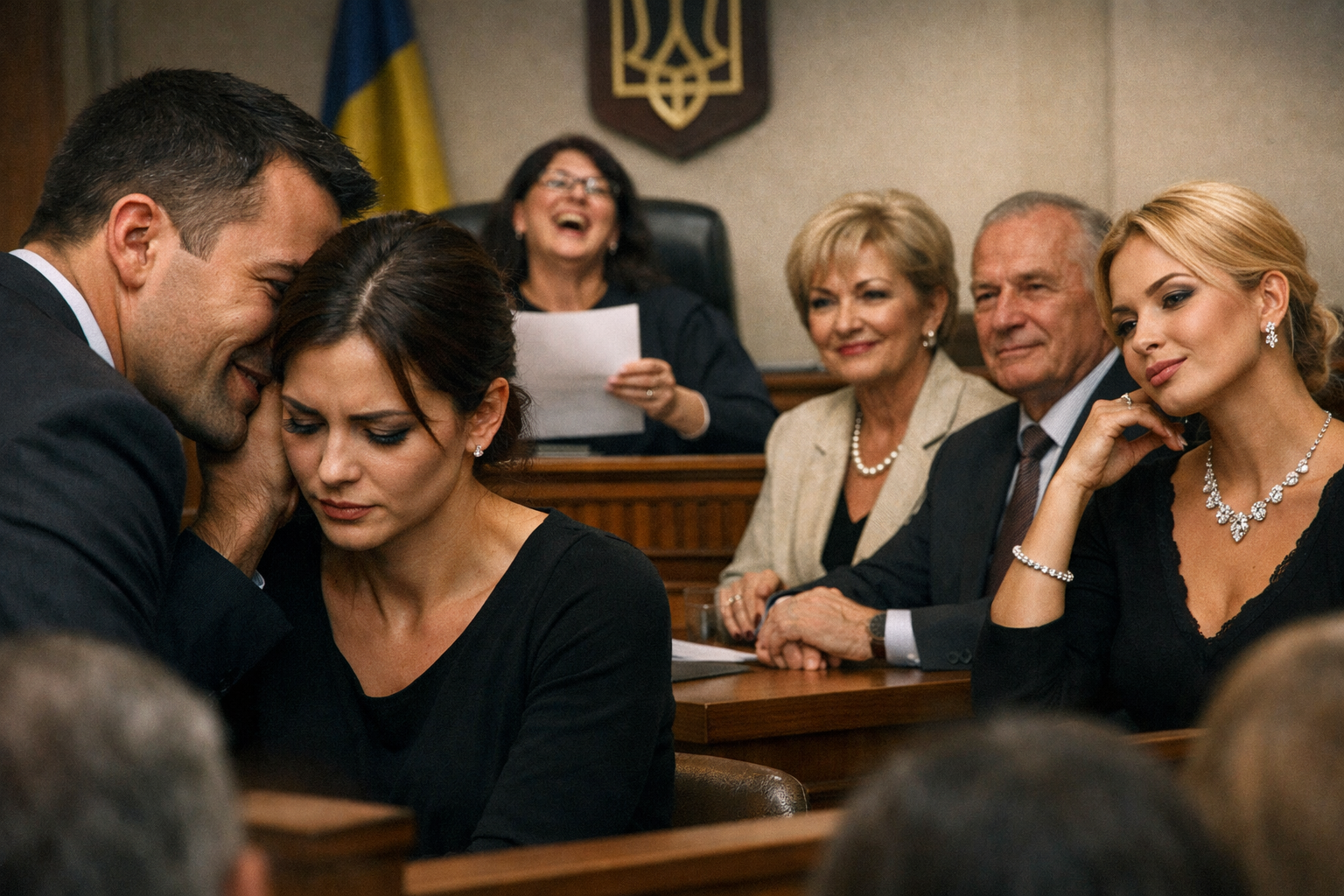 На заседании по разводу мой муж наклонился