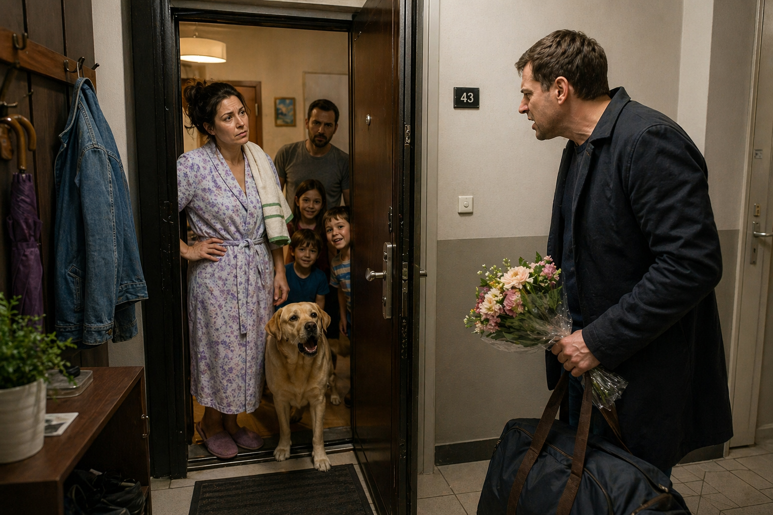 Когда он вернулся, его ждал сюрприз дома