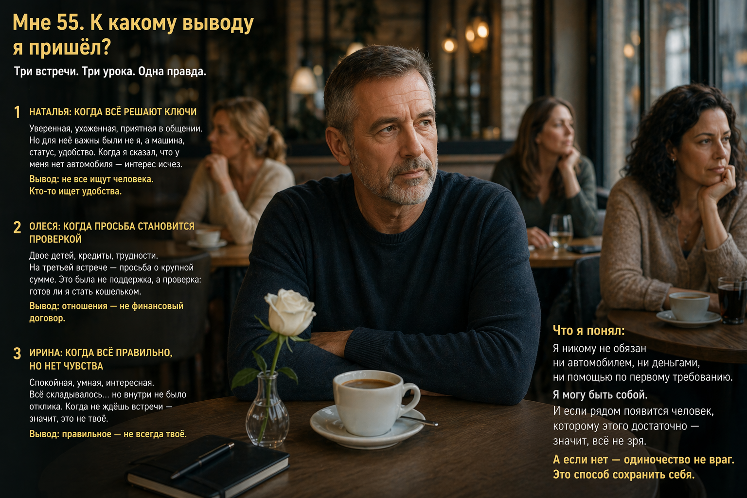 Женщины проверяли меня на деньги и статус