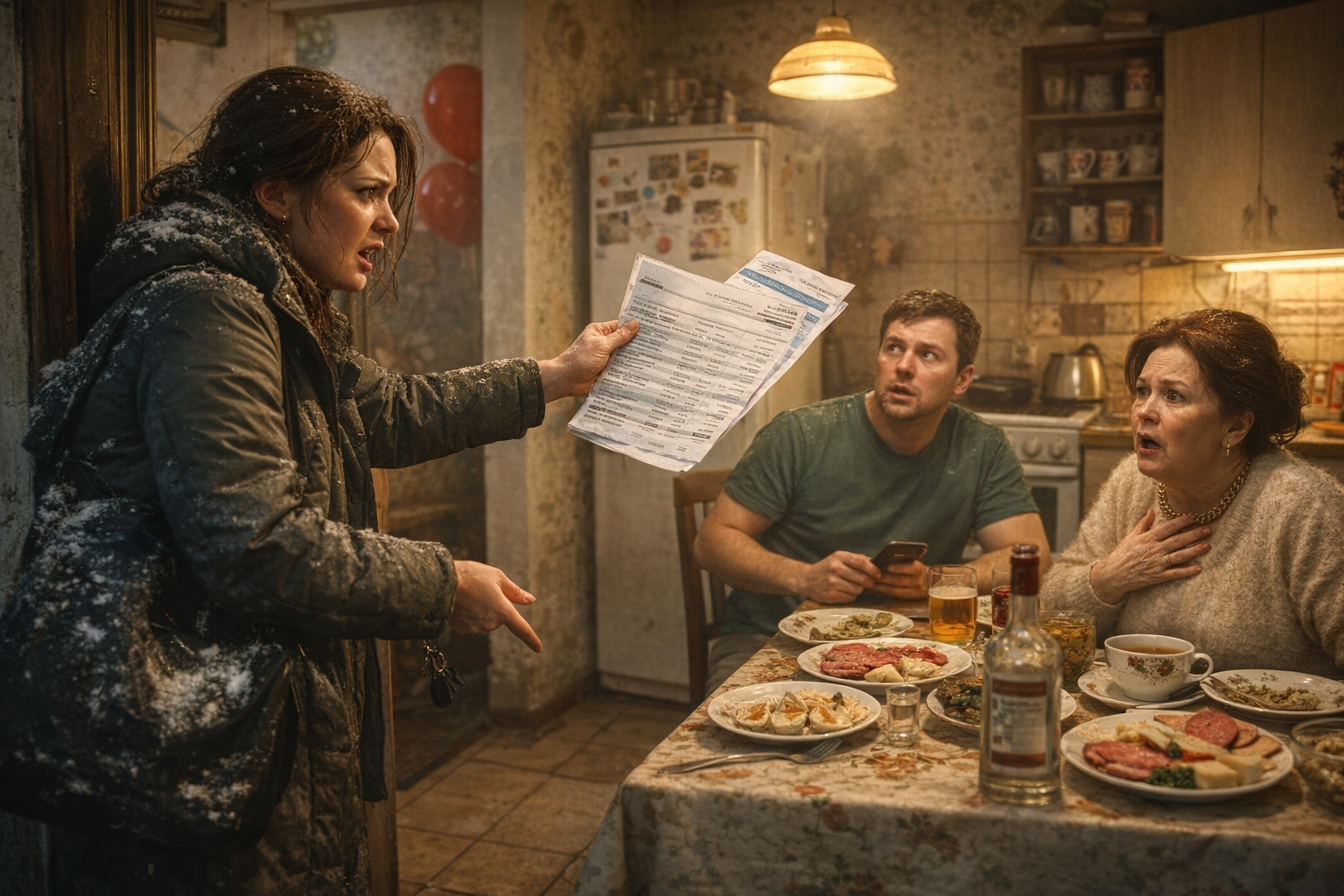 Жена перестала платить за мужа и свекровь