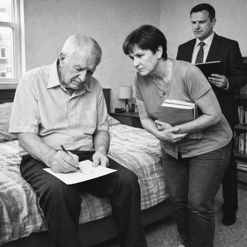 Сестра привела нотариуса, но отец всё решил