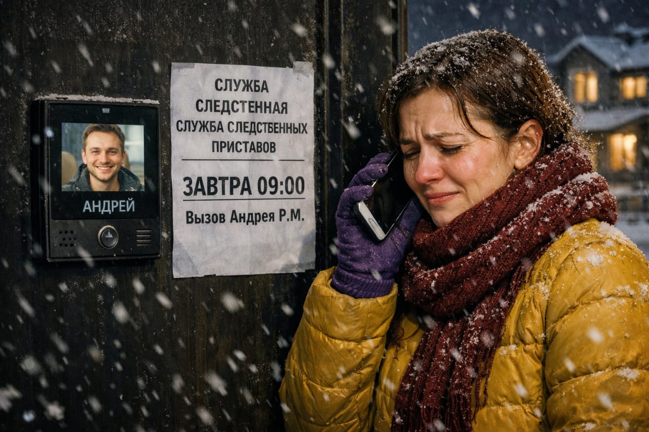 Муж выгнал жену ночью, но утром пожалел