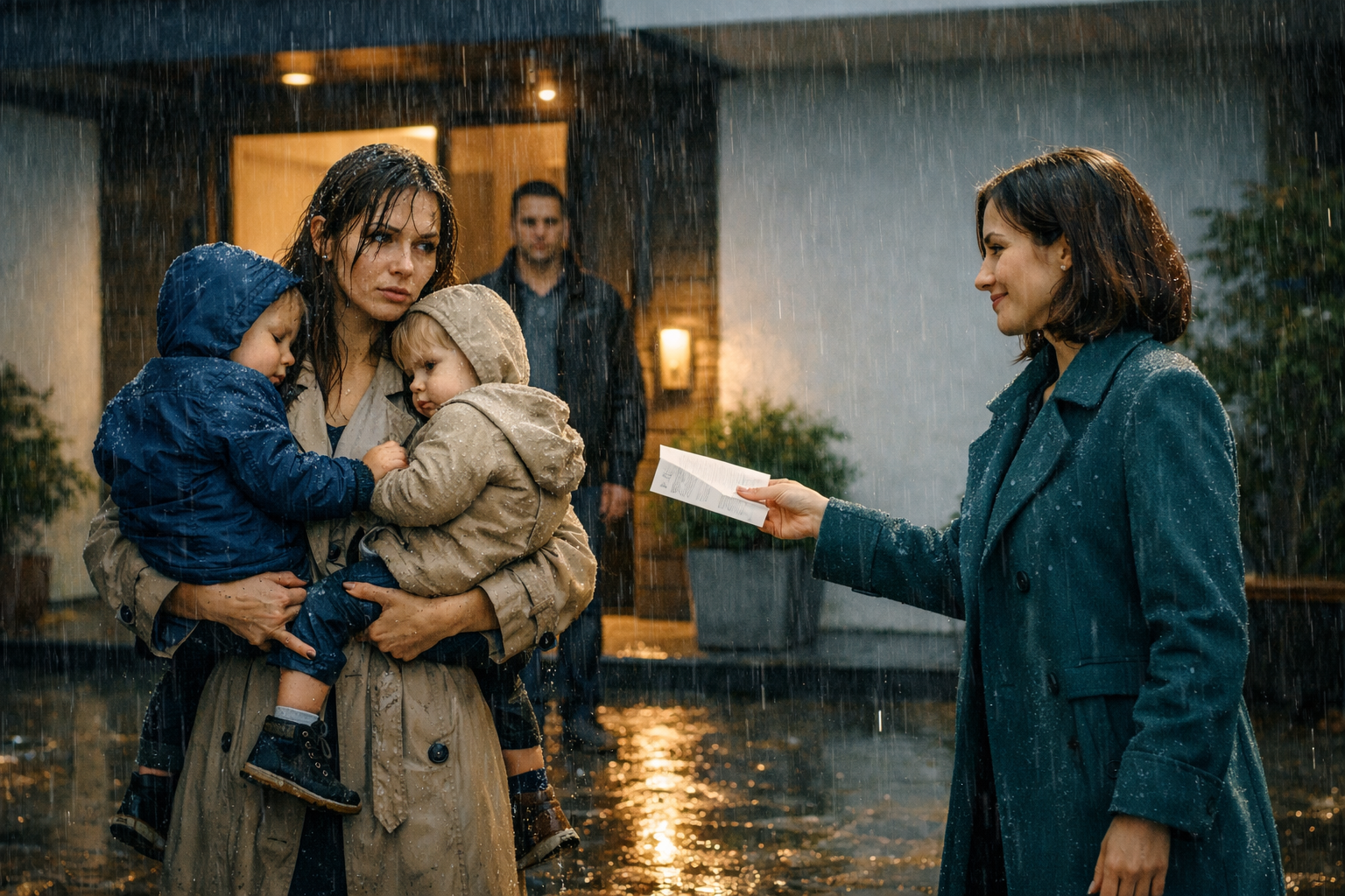 Внутри дома скрывался сюрприз для семьи