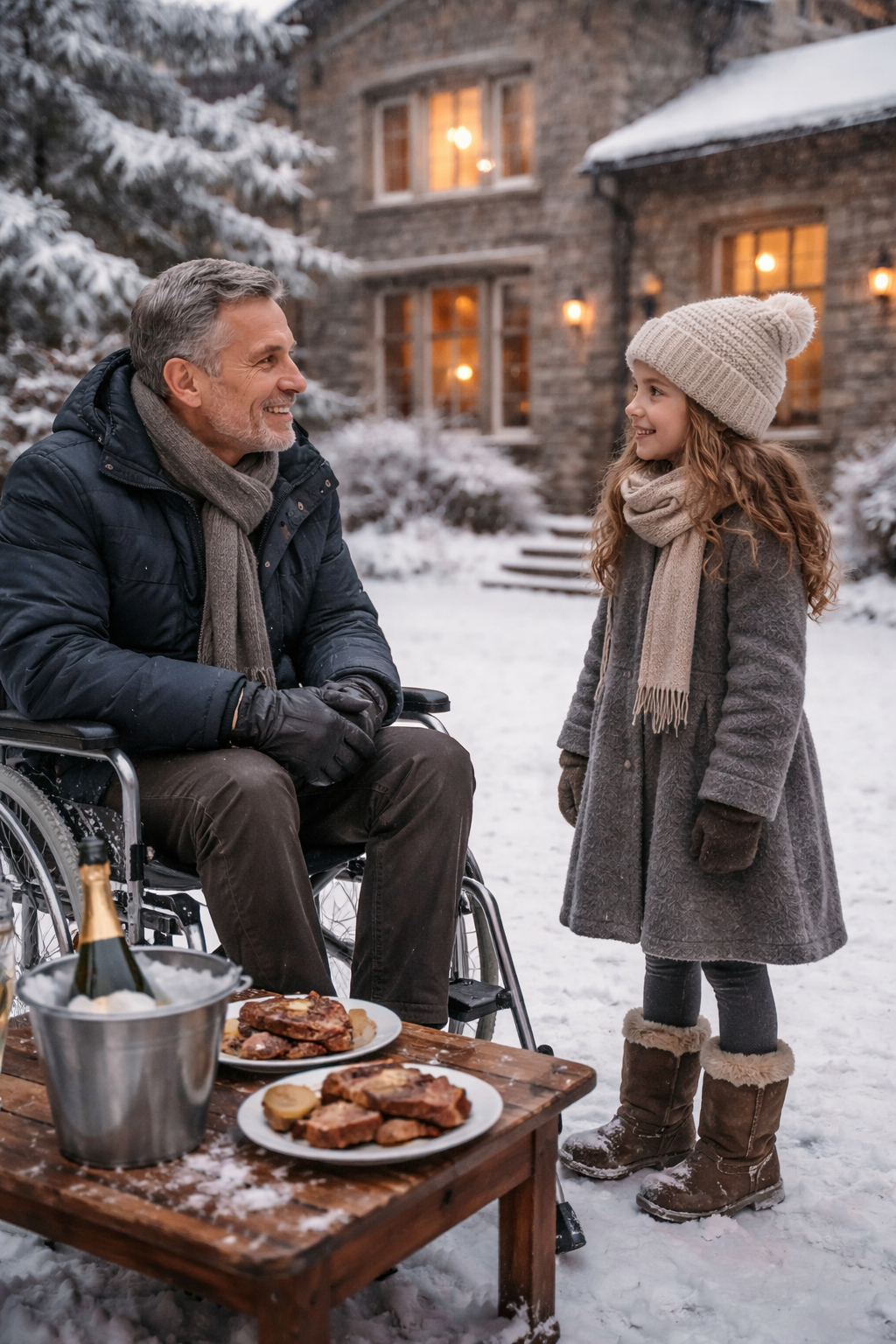 Маленькая девочка учит взрослого ценить жизнь