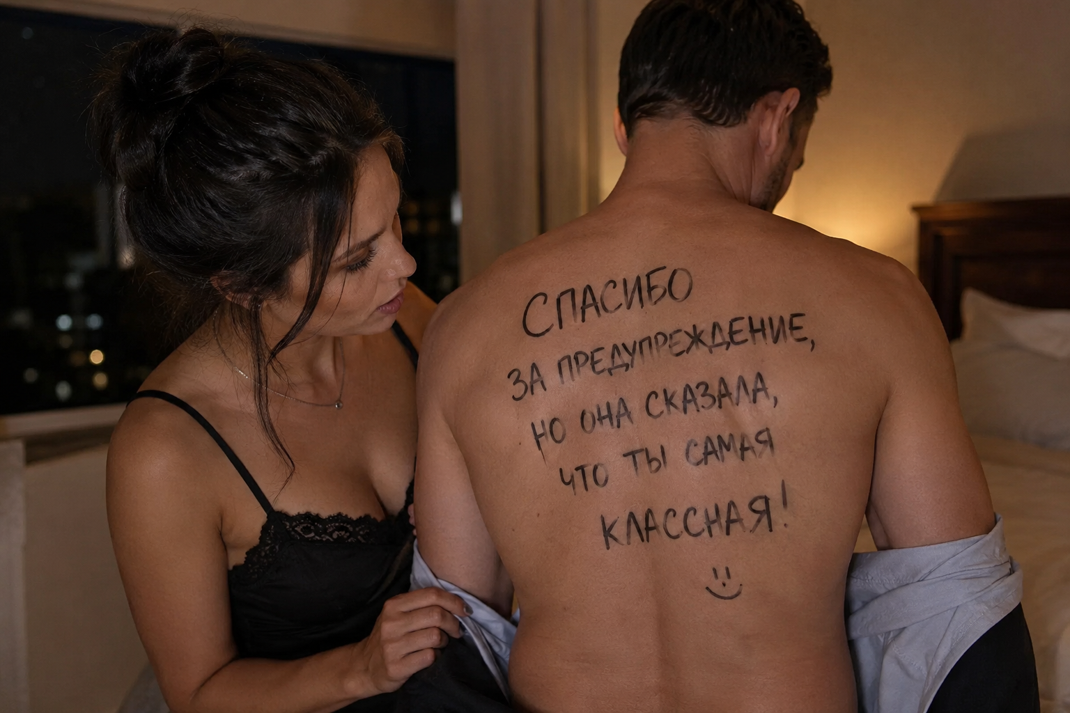 Мой муж собирался на рождественский