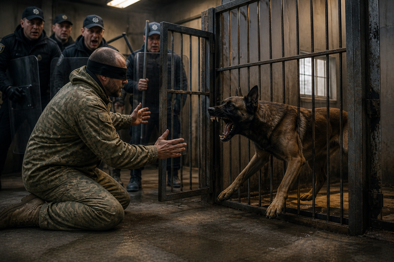 Он же разорвёт вас за секунду!  в панике