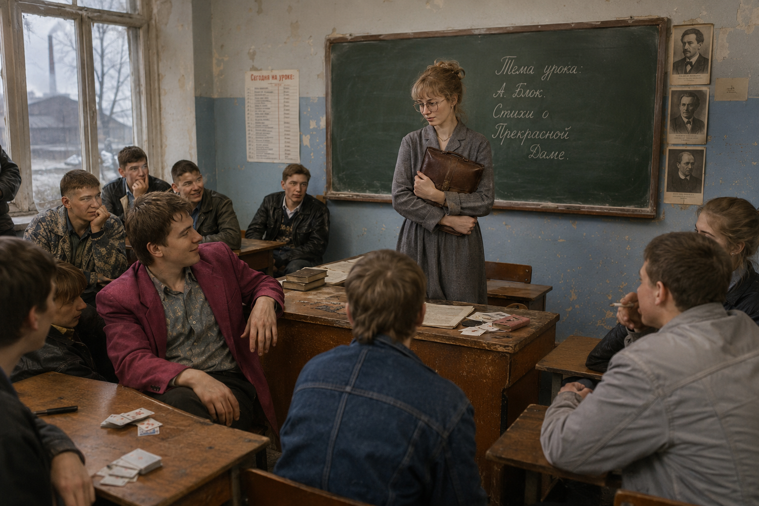 Тихая учительница поставила хулиганов на место мгновенно