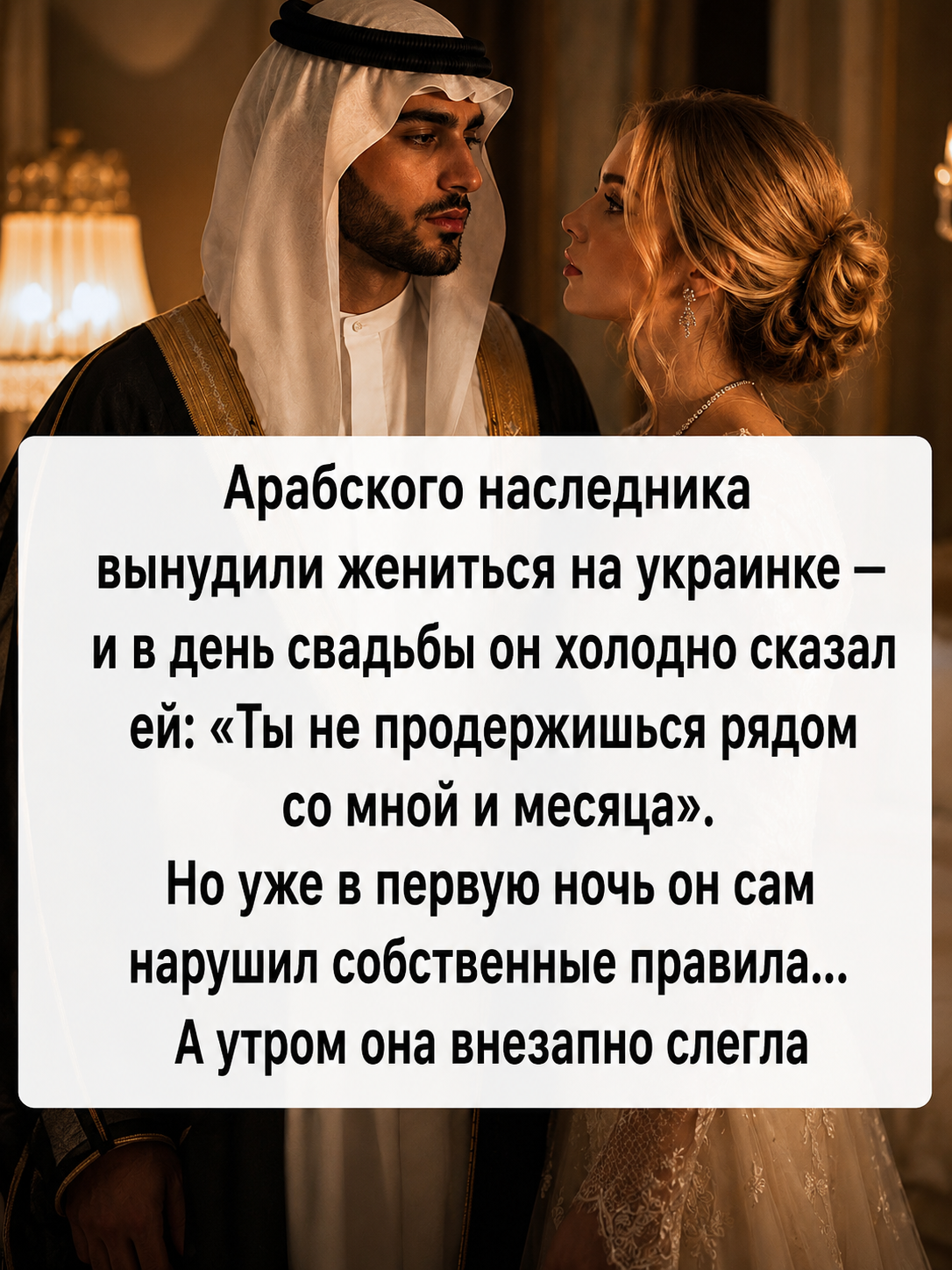 Арабского наследника заставили жениться на