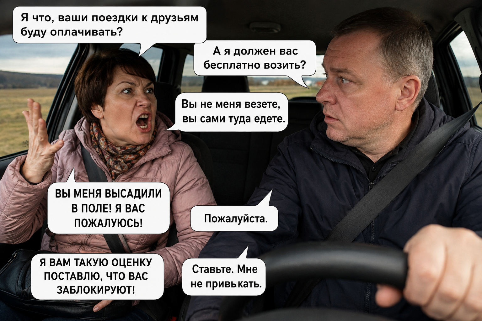 Поехал в выходной к друзьям в соседний город.