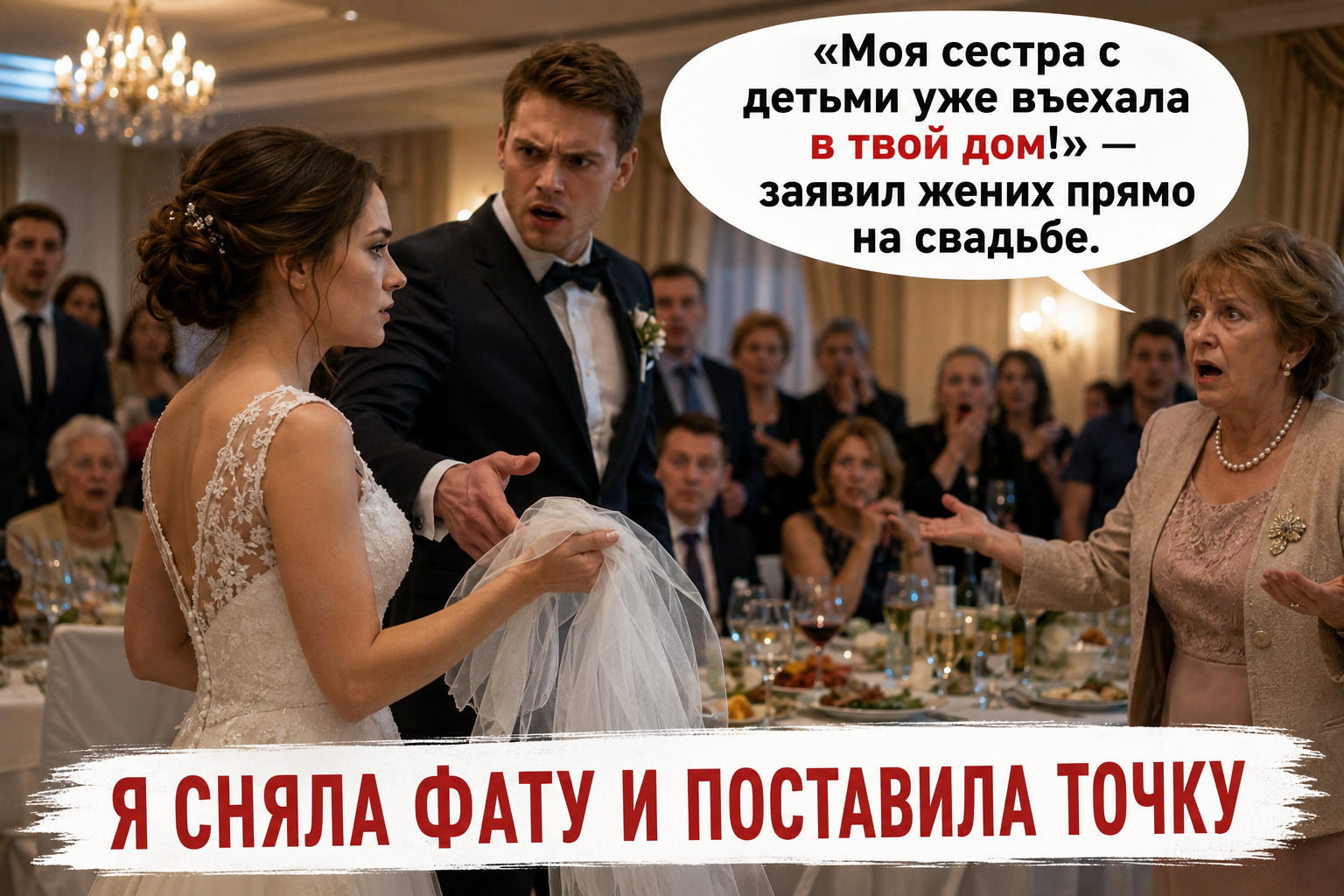 На свадьбе раскрылась правда о доме