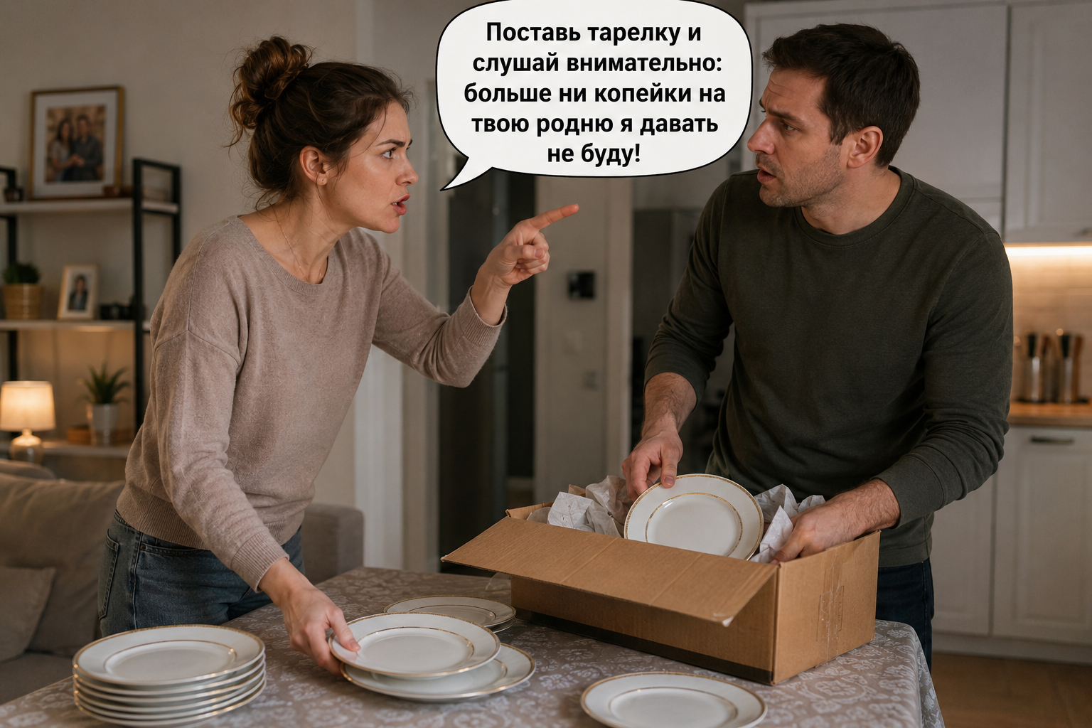 Муж раздавал всё родне, пока жена терпела